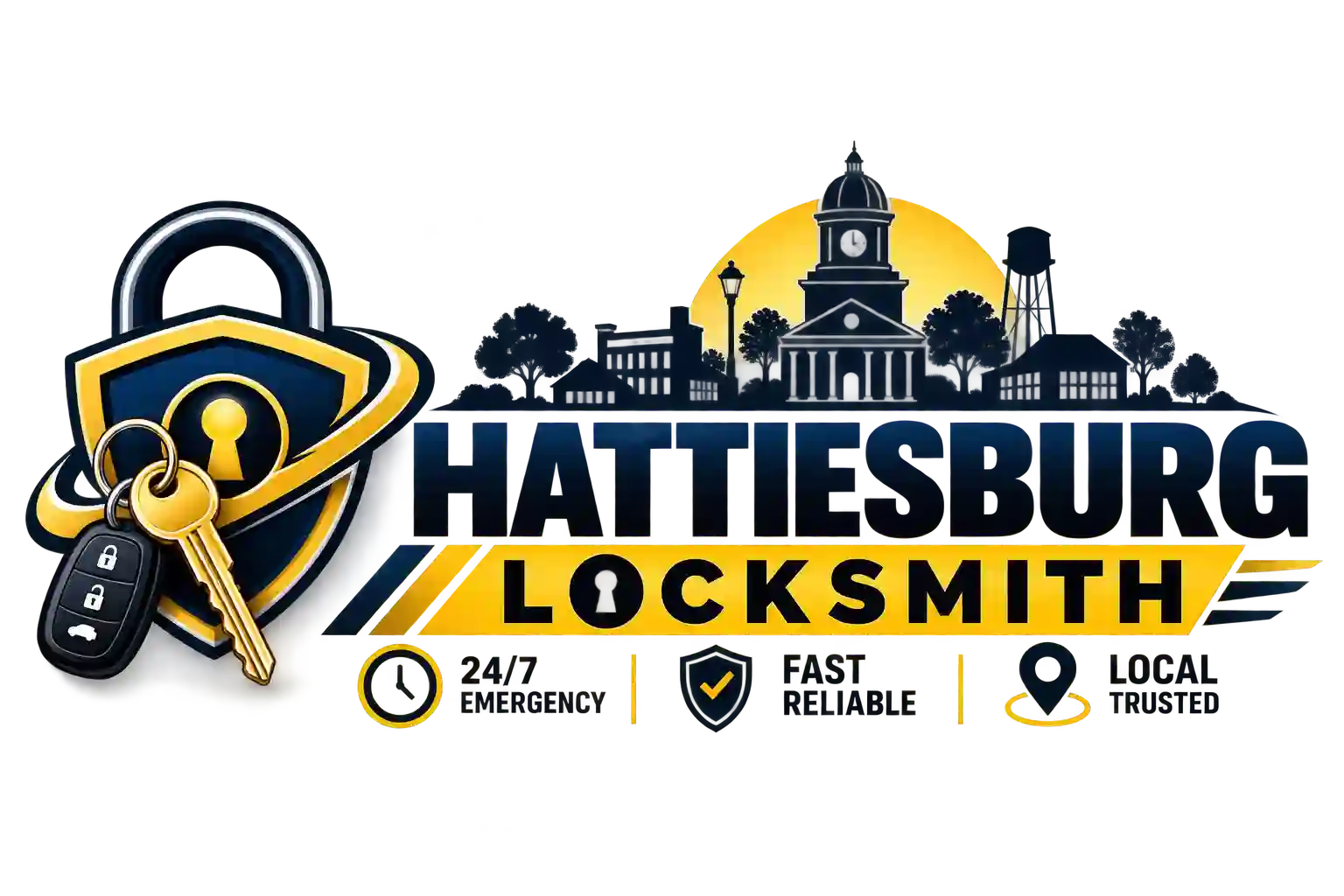 hattiesburg locksmith logo